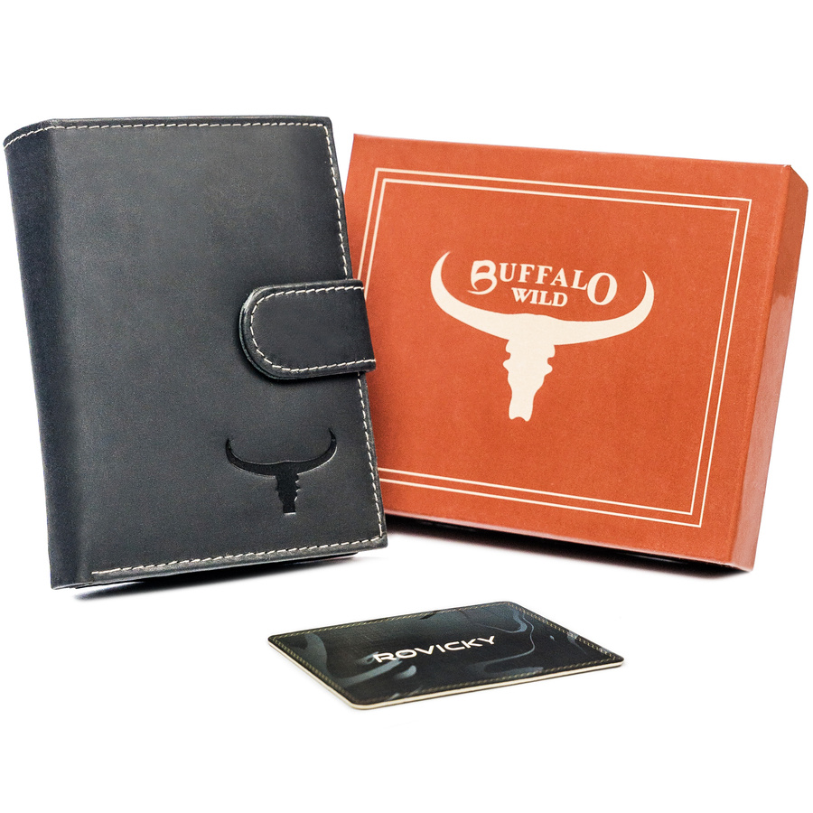 Гаманець чоловічий Buffalo Wild RM-06L-BAW-T-1525 Black